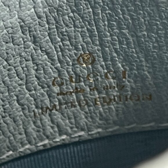 Gucci Flora Limited Edition Long Wallet Blue Multiple Colors (133082) - Picture 7 of 7